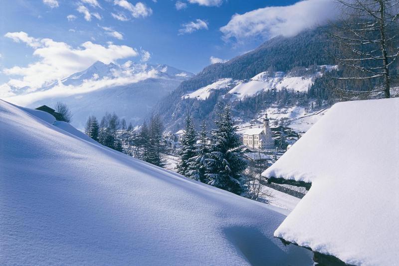 Ferienhaus Gipfelblick Neustift im Stubaital Bagian luar foto